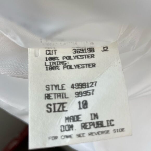 NWT Vintage Counterparts White Dress Jacket Size 10 - Picture 8 of 8